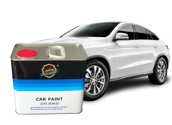 État de revêtement liquide à haute brillance des véhicules à moteur de mélange de peinture acrylique d'or de couleur