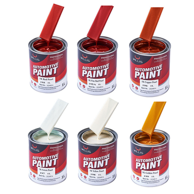Peinture de voiture bleu vif Perlé Perlé de laque acrylique transparente Perle Blanc Peinture d'auto haute solidité Clear Coat