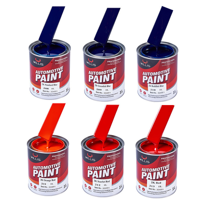 Couleur personnalisable Willis Peinture de finition automatique pour camions 2k Peinture à pulvériser Peinture de finition automatique Peinture métallique bleue de voiture