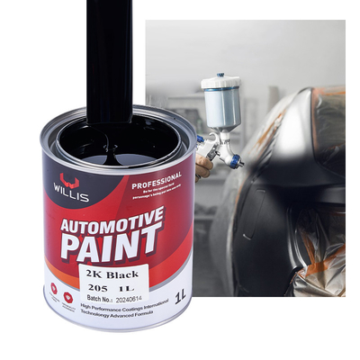 Séchage rapide 2K Filler en métal solide pour carrosserie auto émeraude vert plat noir 2k Peinture à pulvériser 2k Topcoat