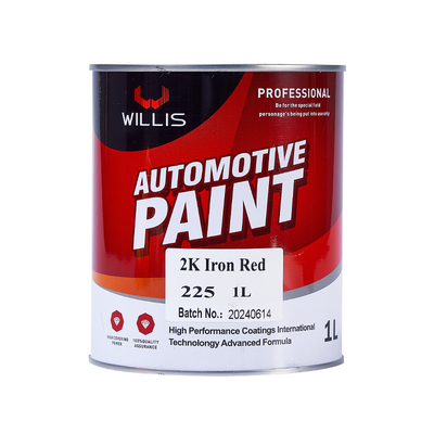 Peinture solide pour pistolet à pulvérisation facilement infiltrée pourpre orange rouge