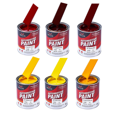 Peinture automobile à un seul composant Peinture de finition automatique Peinture métallique bleue Peinture automobile Peinture plus fine