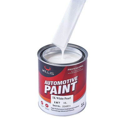 Peinture automobile à haute résistance à l'usure rapide à sec Peinture automobile à perles blanches Peinture acrylique laque