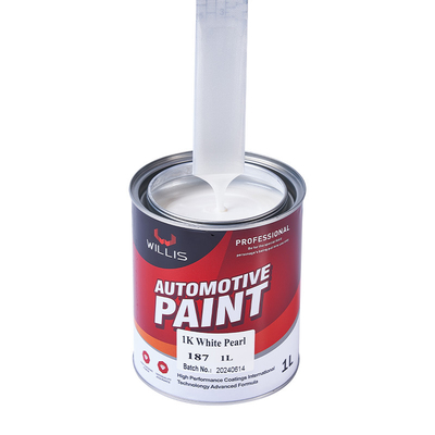 Peinture automobile à haute résistance à l'usure rapide à sec Peinture automobile à perles blanches Peinture acrylique laque