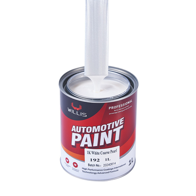 OEM 1K Pigment métallique Perle blanche Peinture automobile Peinture automobile Peinture plus fine Peinture haut manteau