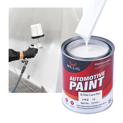 OEM 1K Pigment métallique Perle blanche Peinture automobile Peinture automobile Peinture plus fine Peinture haut manteau