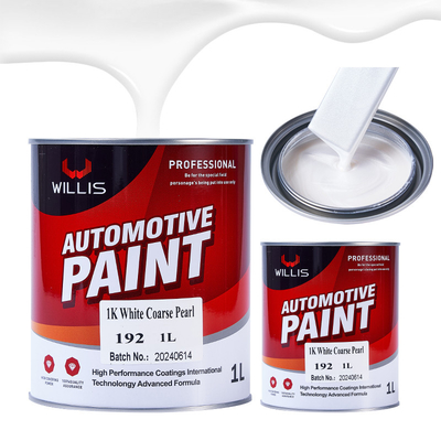 OEM 1K Pigment métallique Perle blanche Peinture automobile Peinture automobile Peinture plus fine Peinture haut manteau