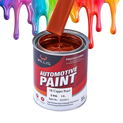 L'usine fournit de la laque acrylique 1K Basecoat Perle Peinture automobile 1K Perle de cuivre OEM Disponible Auto Refinish Spray Peinture automobile