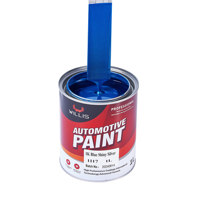 Peinture automobile métallique bleu brillant métallique Peinture résistante à la chaleur argent pigment acrylique laque peinture pulvérisée