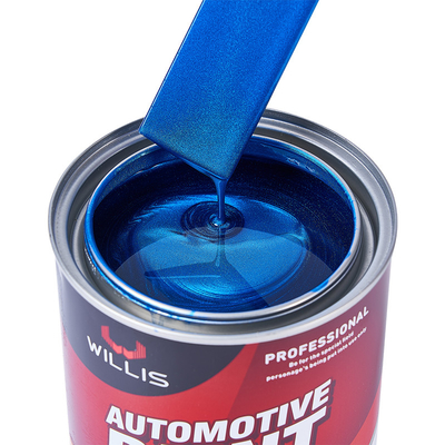 Peinture automobile métallique bleu brillant métallique Peinture résistante à la chaleur argent pigment acrylique laque peinture pulvérisée