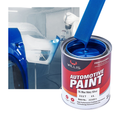 Peinture automobile métallique bleu brillant métallique Peinture résistante à la chaleur argent pigment acrylique laque peinture pulvérisée