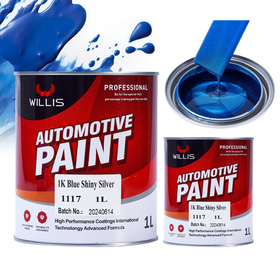 Peinture automobile métallique bleu brillant métallique Peinture résistante à la chaleur argent pigment acrylique laque peinture pulvérisée