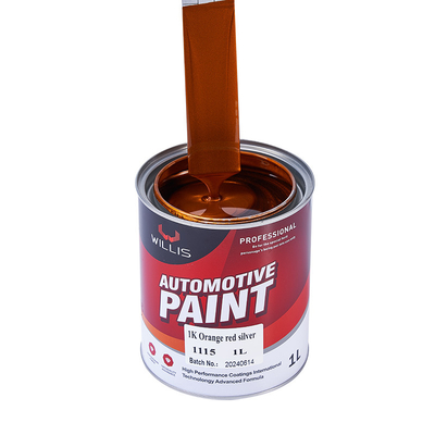 Peinture de voiture argentée mate pour pare-chocs en plastique Peinture métallique automobile Peinture pulvérisatrice