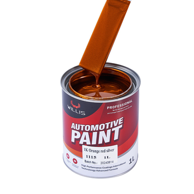 Peinture de voiture argentée mate pour pare-chocs en plastique Peinture métallique automobile Peinture pulvérisatrice