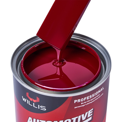 2K Rose Red 2K Peinture solide pour automobile / publicité Marque OEM / ODM Peinture automatique à pulvérisation acceptée