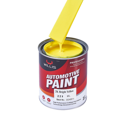Blanc Noir Liquide 2k Jaune brillant Peinture automobile intermédiaire Primer Auto Refinish Peinture Acrylique Peinture à pulvériser