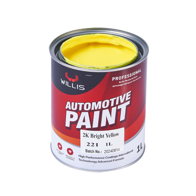 Blanc Noir Liquide 2k Jaune brillant Peinture automobile intermédiaire Primer Auto Refinish Peinture Acrylique Peinture à pulvériser