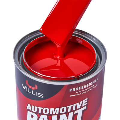 Protection automobile Peinture solide rouge 2K Haute dureté 1L / 4L par boîte Facile à construire