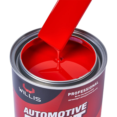 Peinture solide rouge anti jaunissement pour les rayures de voiture 2 ans