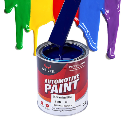 Variété de couleur métallique 2K Peinture solide Haute performance pour la surface automobile Peinture automobile Fabricant de voiture