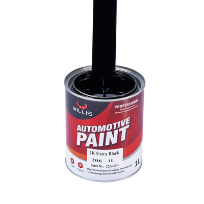 Véhicule Touch Up Orange Rouge Vert 2K Peinture solide 2K Extra Noir Peinture acrylique Couche liquide Peinture automobile