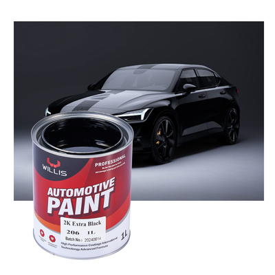 Véhicule Touch Up Orange Rouge Vert 2K Peinture solide 2K Extra Noir Peinture acrylique Couche liquide Peinture automobile