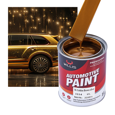 Couleur faite sur commande de peinture des véhicules à moteur métallique argentée plaquée par étincelle pour le jet