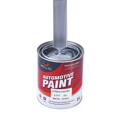Couleur argentée moyenne Peinture automobile, matériaux d' architecture Peinture métallique de couche claire 1K Modérée argent grossier