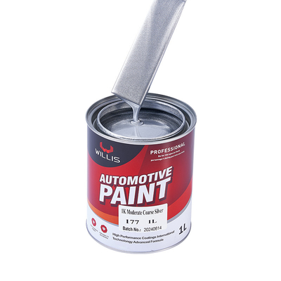 Couleur argentée moyenne Peinture automobile, matériaux d' architecture Peinture métallique de couche claire 1K Modérée argent grossier