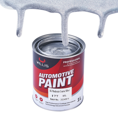 Couleur argentée moyenne Peinture automobile, matériaux d' architecture Peinture métallique de couche claire 1K Modérée argent grossier