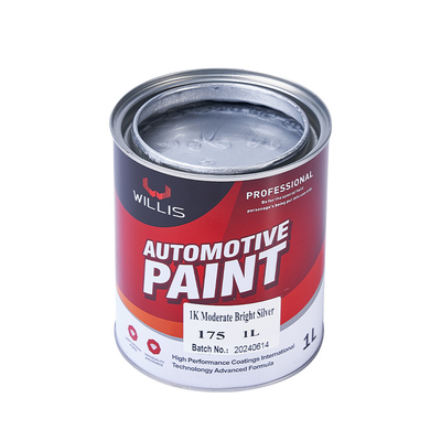 1K Primer Perle Argent Peinture métallique automobile standard épurateur 2K Primer époxy 1K argent Peinture de base métallique