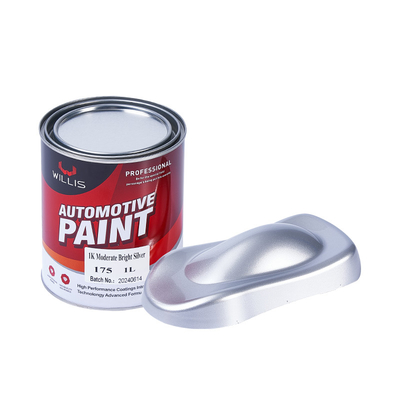 1K Primer Perle Argent Peinture métallique automobile standard épurateur 2K Primer époxy 1K argent Peinture de base métallique