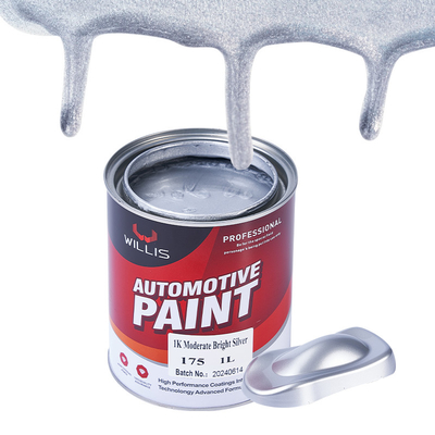 1K Primer Perle Argent Peinture métallique automobile standard épurateur 2K Primer époxy 1K argent Peinture de base métallique