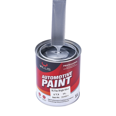 Peinture automobile métallique argentée résistante aux rayures Durable 2 ans Durée de conservation Peinture automobile métallique