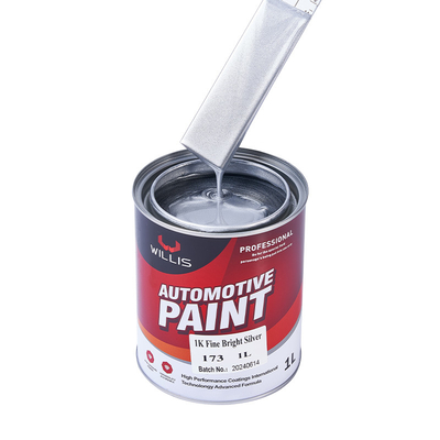 Peinture automobile métallique argentée résistante aux rayures Durable 2 ans Durée de conservation Peinture automobile métallique