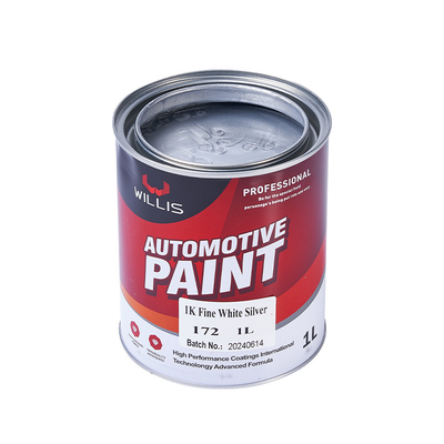 Peinture automobile métallique à faible teneur en argent Peinture automobile métallique à haute teneur en matières premières industrielles solides Peinture à pulvérisation acrylique laque Peinture automobile métallique