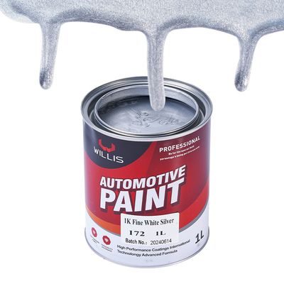 Peinture automobile métallique à faible teneur en argent Peinture automobile métallique à haute teneur en matières premières industrielles solides Peinture à pulvérisation acrylique laque Peinture automobile métallique