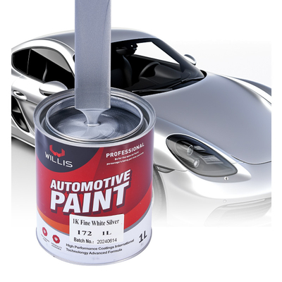 Peinture automobile métallique à faible teneur en argent Peinture automobile métallique à haute teneur en matières premières industrielles solides Peinture à pulvérisation acrylique laque Peinture automobile métallique