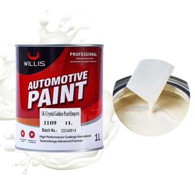 Peinture automobile à perle blanche cristalline à forte adhérence Matériau de base acrylique, peinture automobile,peinture automobile métallique