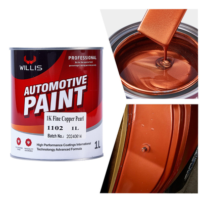 Peinture à laque acrylique résistante aux produits chimiques, peinture perle durable pour voitures, peinture couleur 2K/1K, 1K cristal perle
