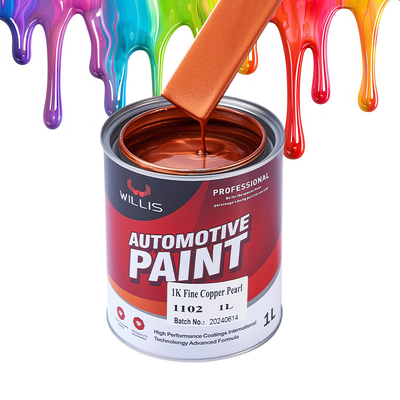Peinture à laque acrylique résistante aux produits chimiques, peinture perle durable pour voitures, peinture couleur 2K/1K, 1K cristal perle