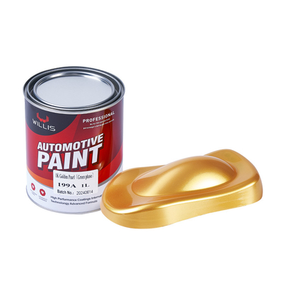 Peinture automobile 1K Perle pour revêtement liquide personnalisable en phase verte Perle dorée