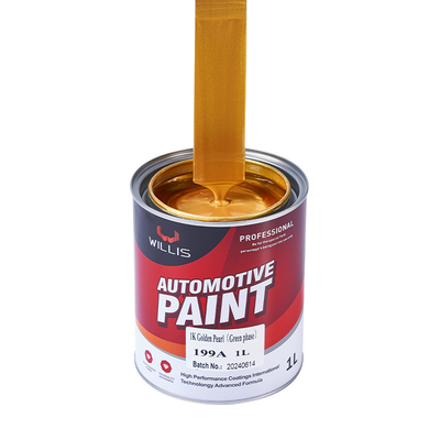 Peinture automobile 1K Perle pour revêtement liquide personnalisable en phase verte Perle dorée