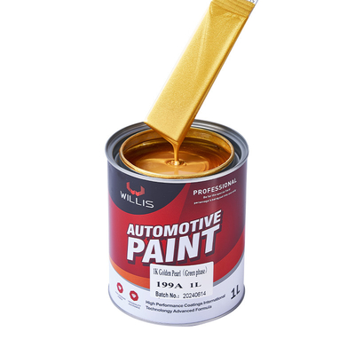 Peinture automobile 1K Perle pour revêtement liquide personnalisable en phase verte Perle dorée