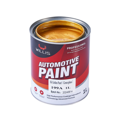 Peinture automobile 1K Perle pour revêtement liquide personnalisable en phase verte Perle dorée