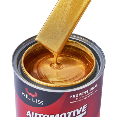 Peinture automobile 1K Perle pour revêtement liquide personnalisable en phase verte Perle dorée