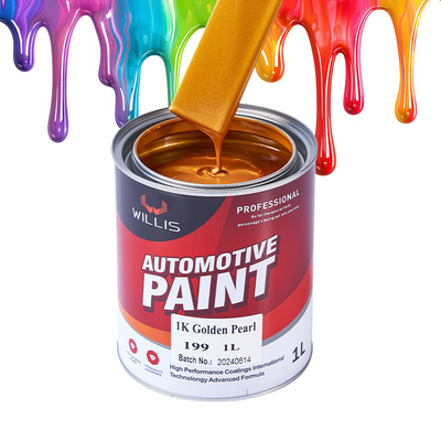 Peinture argentée 1K Acrylique 1K Perle dorée 2K / 1K Peinture couleur 1K Peinture cristalline Perle