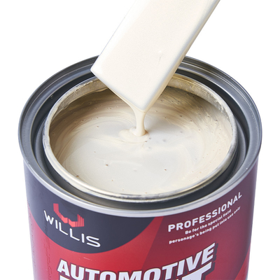 Peinture de voiture 1K acrylique perle jaune perle claire peinture durcitrice plus fine 2K / 1K peinture couleur