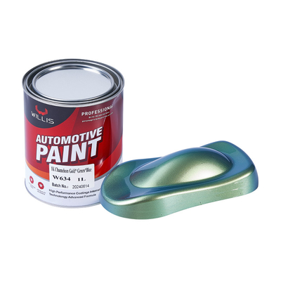 1K Multicolore changeant l'effet d'illusion perlésace Peinture de résine acrylique avec revêtement bleu vert pourpre et peinture