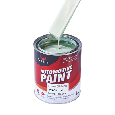1K Multicolore changeant l'effet d'illusion perlésace Peinture de résine acrylique avec revêtement bleu vert pourpre et peinture